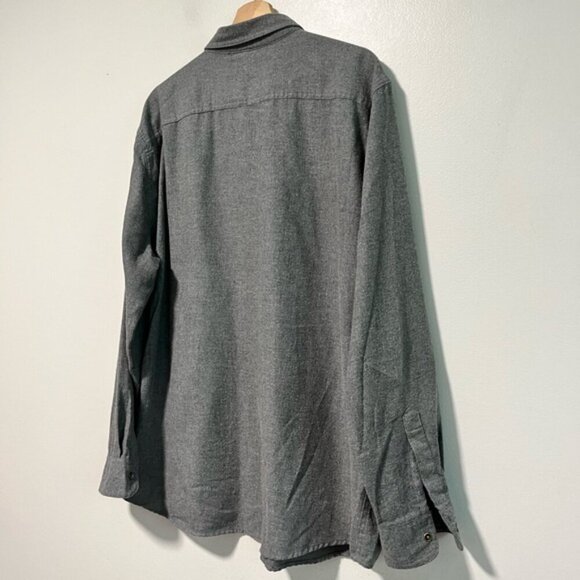 Mountain Ridge Men’s XL Gray Flannel Button-Up Shirt – Classic Casual Style - Picture 5 of 13